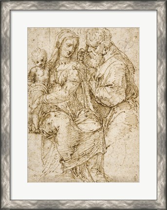 Framed Holy Family Print