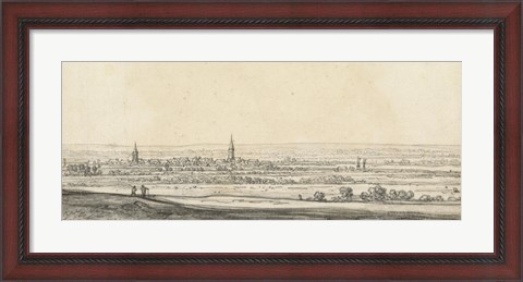 Framed View of the Rhine Valley Print