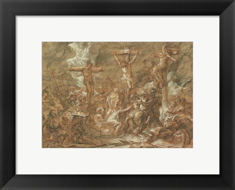Framed Crucifixion Print