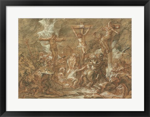 Framed Crucifixion Print