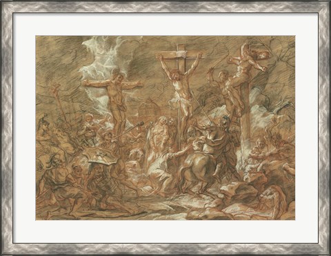 Framed Crucifixion Print