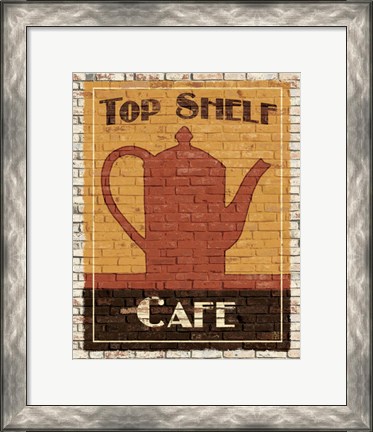 Framed Top Shelf Cafe Print