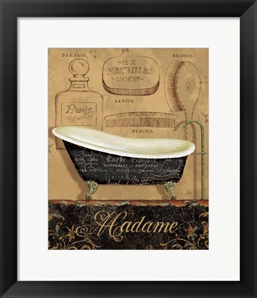 Framed Bain de Madame Print