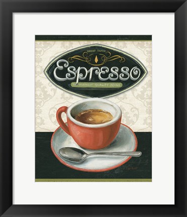 Framed Coffee Moment III Print