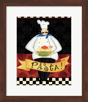 Framed Bon Appetit I Print