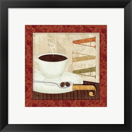Framed Coffee Cup I Print
