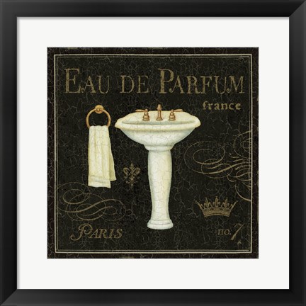 Framed Bain De Luxe III Print