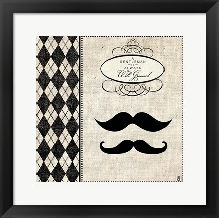 Framed Gentleman II Print