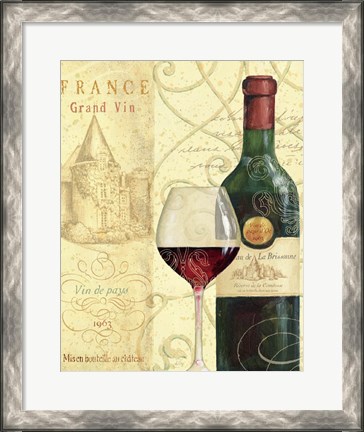 Framed Wine Passion I Print