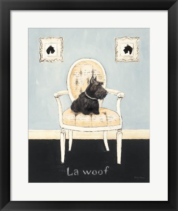 Framed La Woof Print