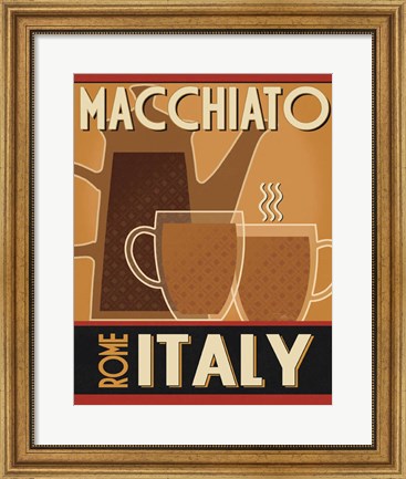 Framed Deco Coffee II Print
