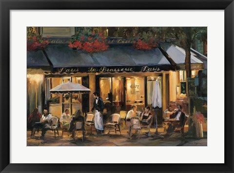 Framed La Brasserie Print