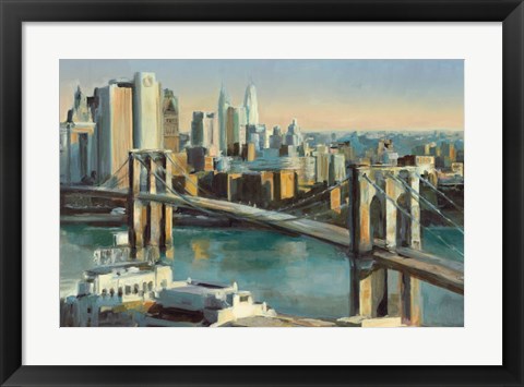 Framed Into Manhattan Print