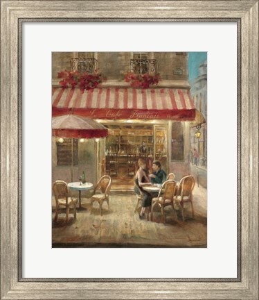 Framed Paris Cafe II Print