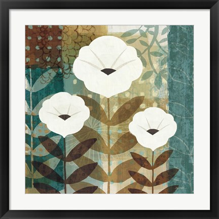 Framed Floral Dream I Wag Print