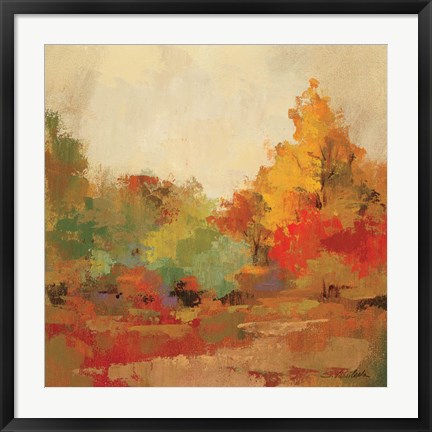 Framed Fall Forest II Print