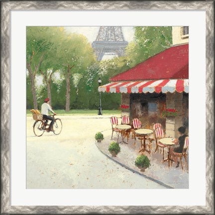 Framed Cafe du Matin III Print