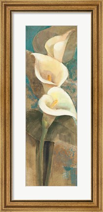 Framed Calla Lily Trio Panel Print