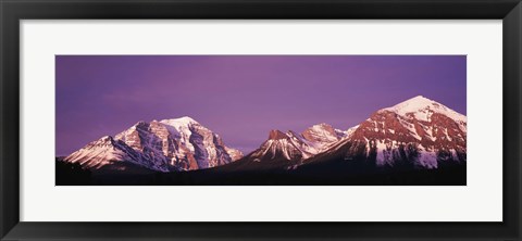 Framed Mt Temple Banff Provincial Park Canada Print