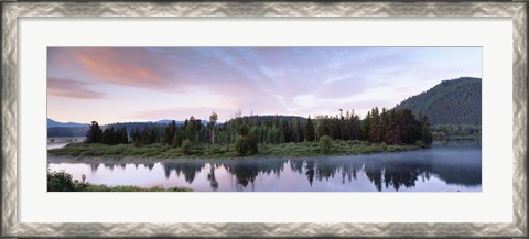 Framed USA, Wyoming, Grand Teton Park, Ox Bow Bend Print