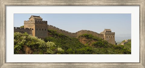 Framed Great Wall of China, Jinshangling, Hebei Province, China Print