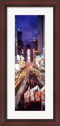 Framed High Angle view of Times Square, NYC Print