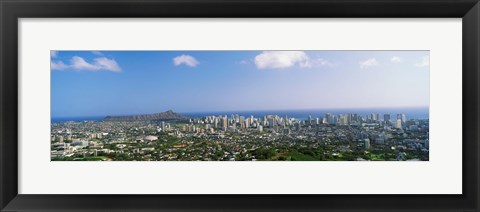 Framed Honolulu, Hawaii Print