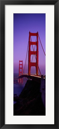Framed Golden Gate Bridge San Francisco (horizontal) Print