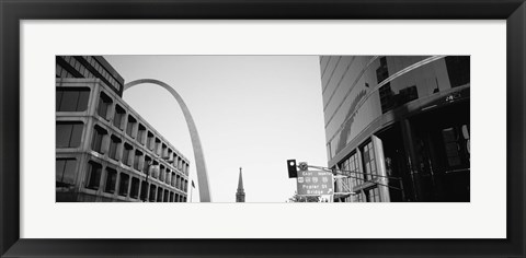Framed Low Angle View Of Buildings, St. Louis, Missouri, USA Print