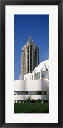 Framed Art museum in front of a skyscraper, High Museum Of Art, Atlanta, Fulton County, Georgia, USA Print