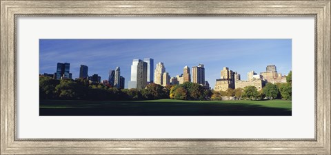 Framed Skyscrapers in a city, Central Park, Manhattan, New York City, New York State, USA 2010 Print