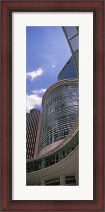 Framed Low angle view of a building, Chevron Building, Houston, Texas Print