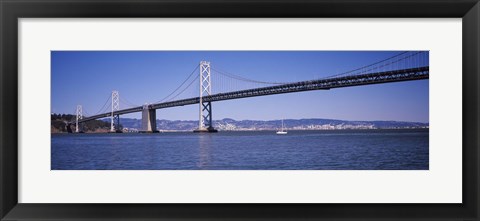 Framed Bay Bridge, San Francisco, CA Print