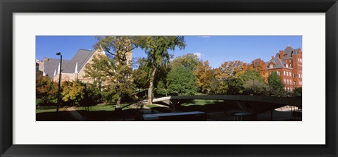 Framed Music and Science Hall, Park Street, University of Wisconsin, Madison, Dane County, Wisconsin, USA Print