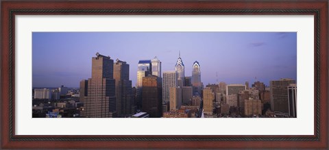 Framed Skyscrapers in Philadelphia Print