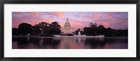 Framed US Capitol at Dusk, Washington DC Print