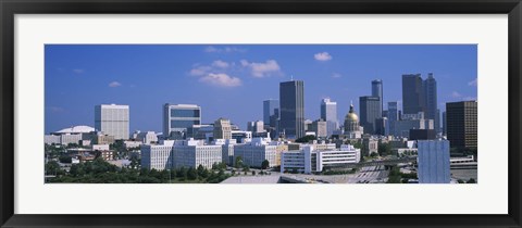 Framed View of skyscrapers in Atlanta on a sunny day, Georgia, USA Print