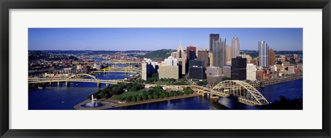 Framed Pittsburgh Skyline Print
