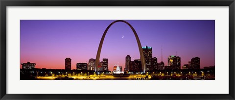 Framed Skyline, St. Louis, MO, USA Print