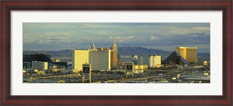 Framed Afternoon The Strip Las Vegas NV USA Print