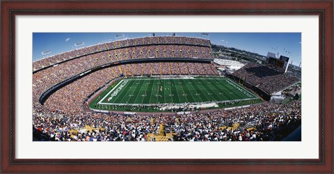 Framed Sold Out Crowd at Mile High Stadium Print