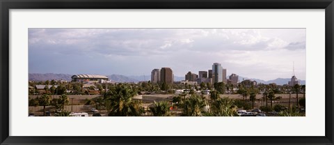 Framed USA, Arizona, Phoenix, High angle view of the city Print