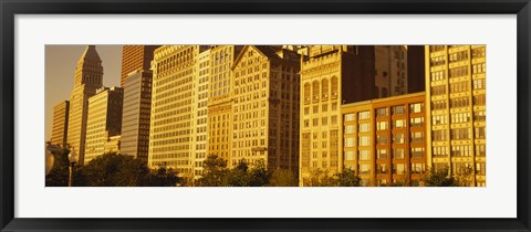 Framed Michigan Avenue Architecture, Chicago, Illinois, USA Print