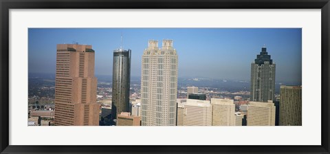 Framed Skyscrapers in a city, Atlanta, Georgia, USA Print