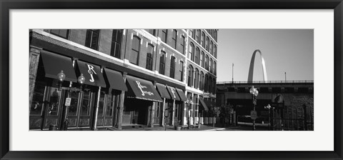 Framed Entrance Of A Building, Old Town, St. Louis, Missouri, USA Print