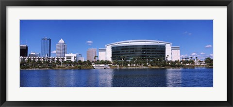 Framed Buildings at the waterfront, St. Pete Times Forum, Tampa, Florida, USA Print