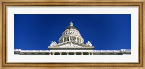 Framed Dome of California State Capitol Building, Sacramento, California Print
