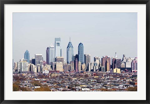 Framed Center City, Philadelphia, Pennsylvania Print