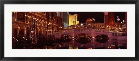 Framed Arch bridge across a lake, Las Vegas, Nevada, USA Print