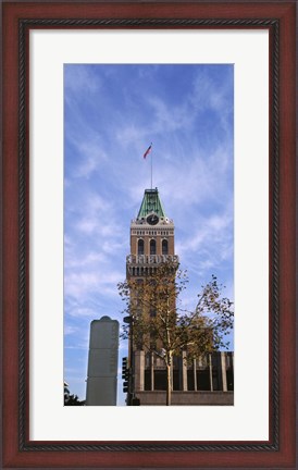 Framed Low angle view of an office building, Tribune Tower, Oakland, Alameda County, California, USA Print